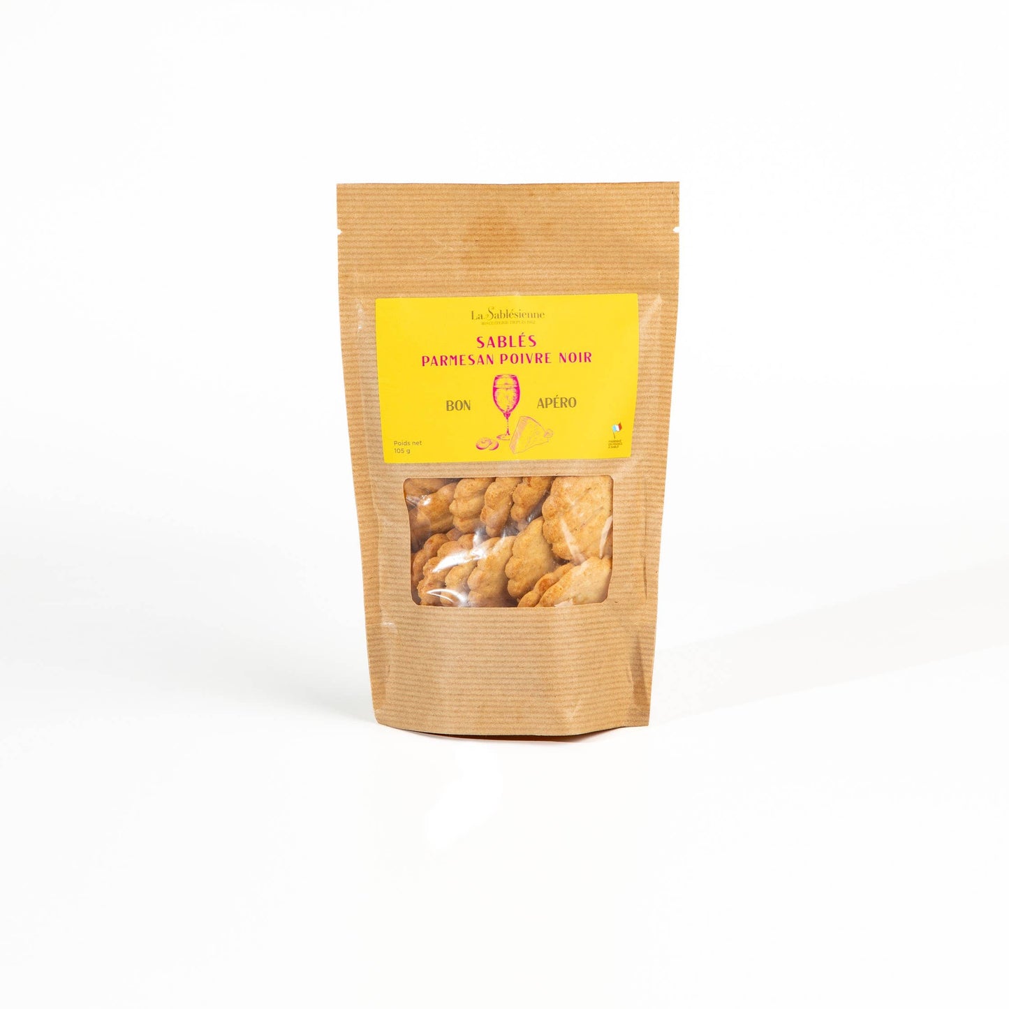 Parmesan Pepper Salted Shortbread