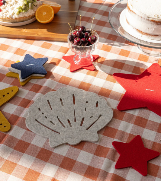 Shaped Wool Felt Trivets