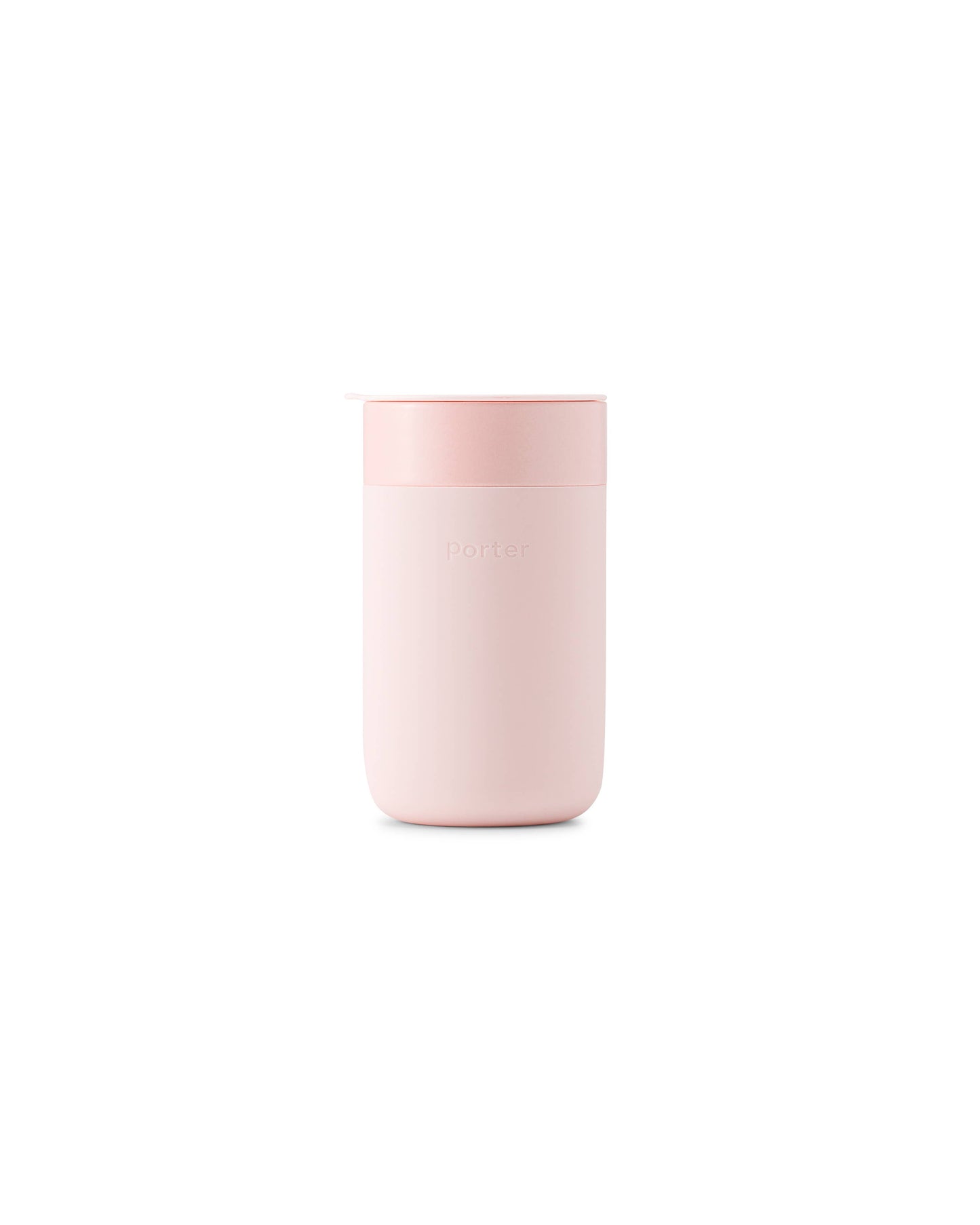 Porter Ceramic Reusable Coffee Mug 16oz: Charcoal
