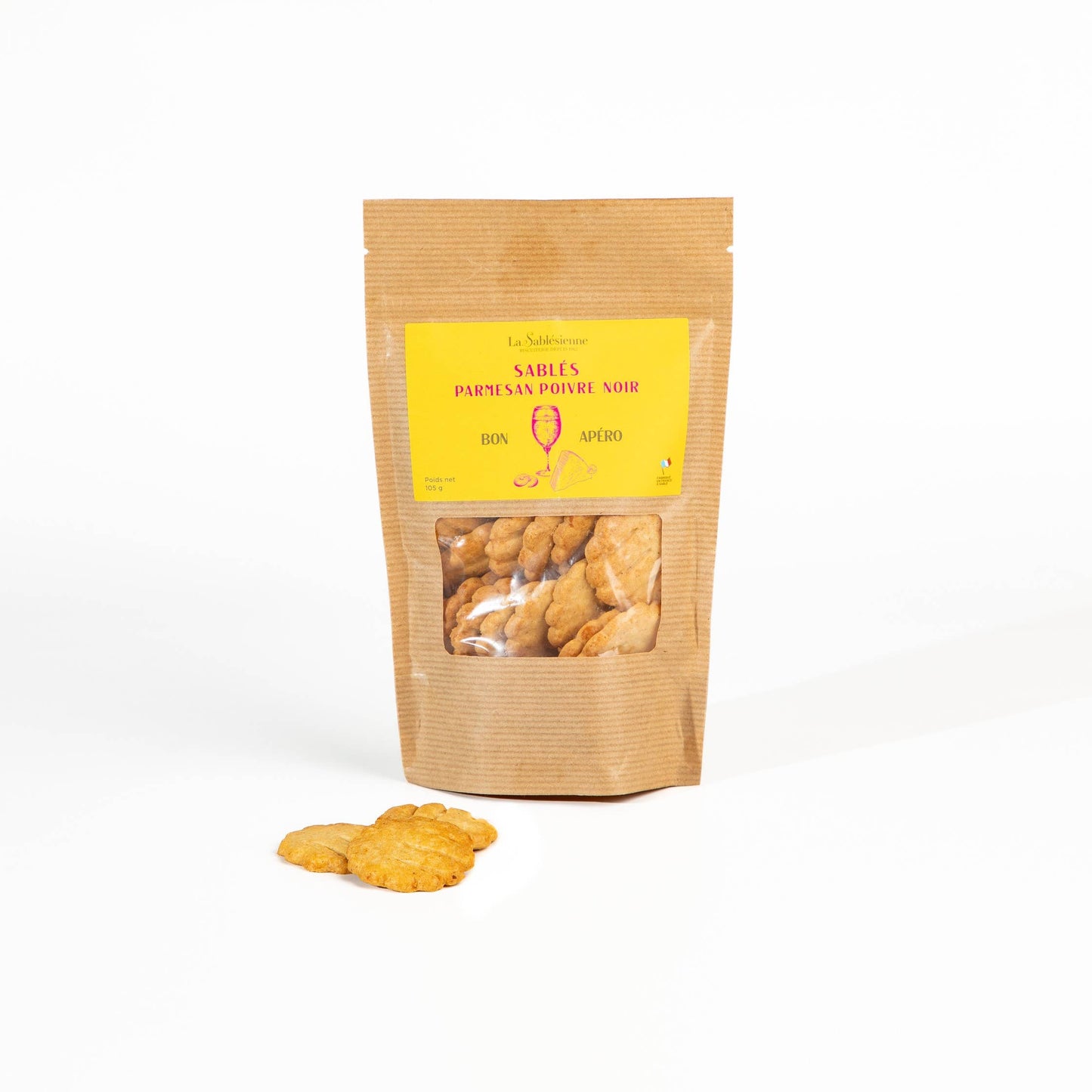 Parmesan Pepper Salted Shortbread