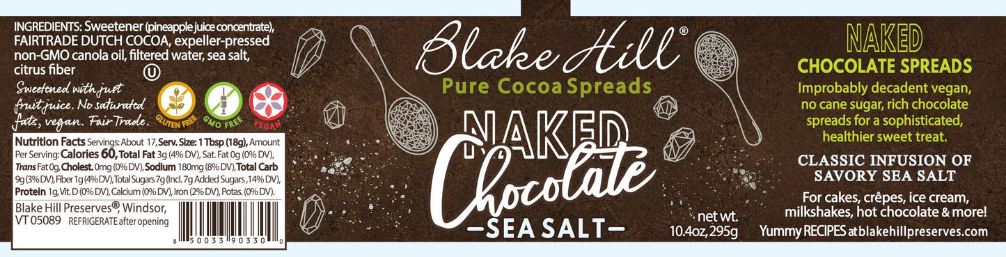 Naked Chocolate Sea Salt Spread