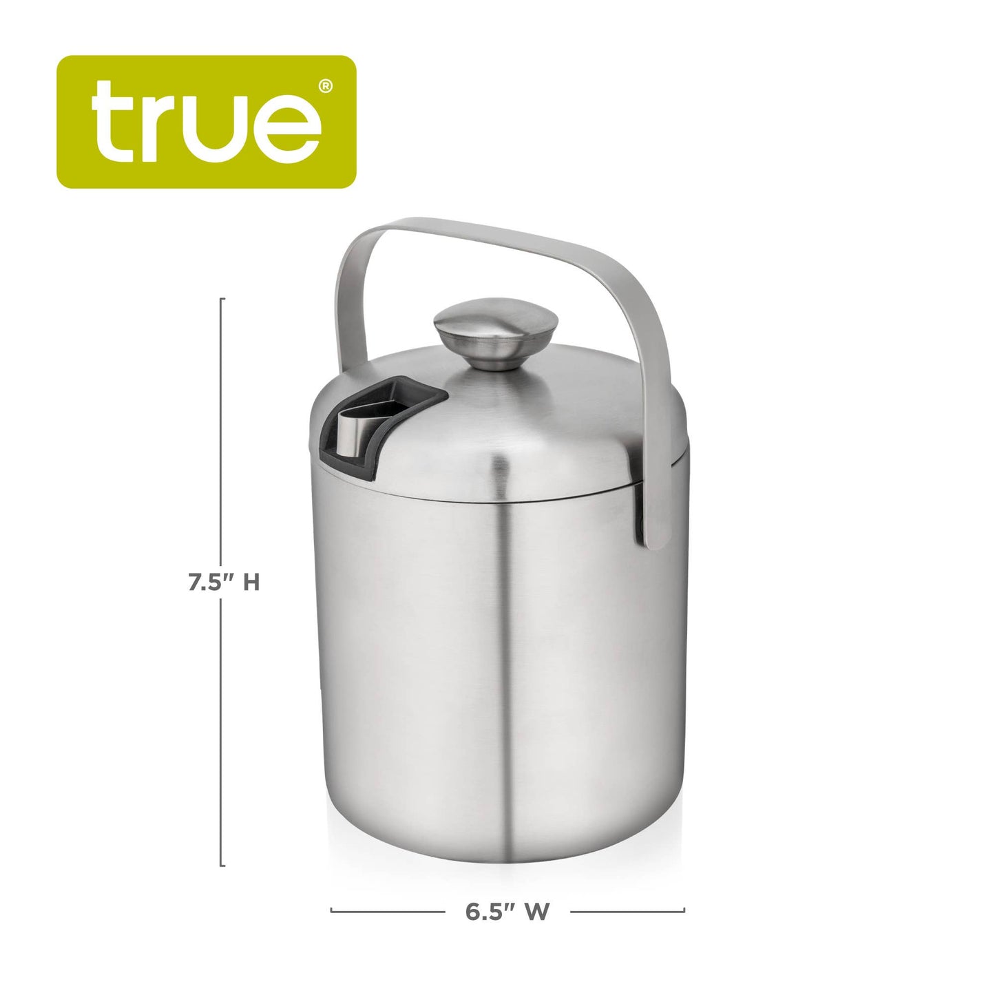 Insulated Stainless Steel Handled Ice Bucket