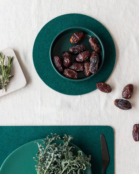Large Round Wool Felt Trivets