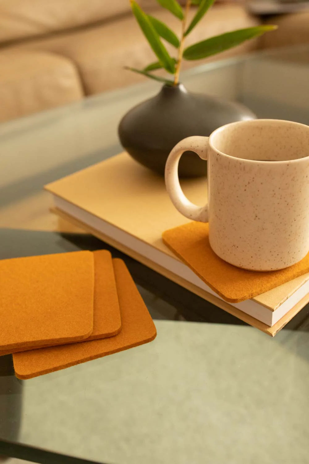 Square Felt Coasters - Sets of 4