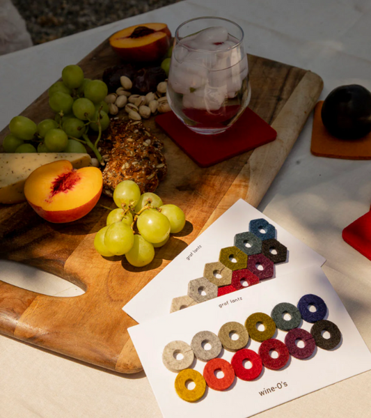 Wine-O's Round Felt Wine Charms