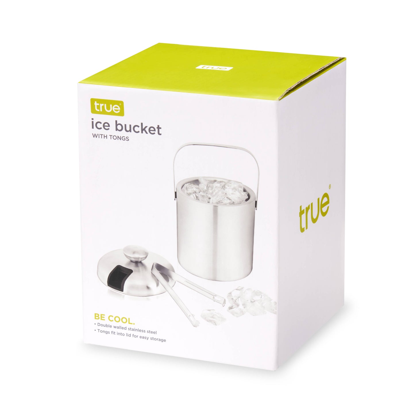 Insulated Stainless Steel Handled Ice Bucket