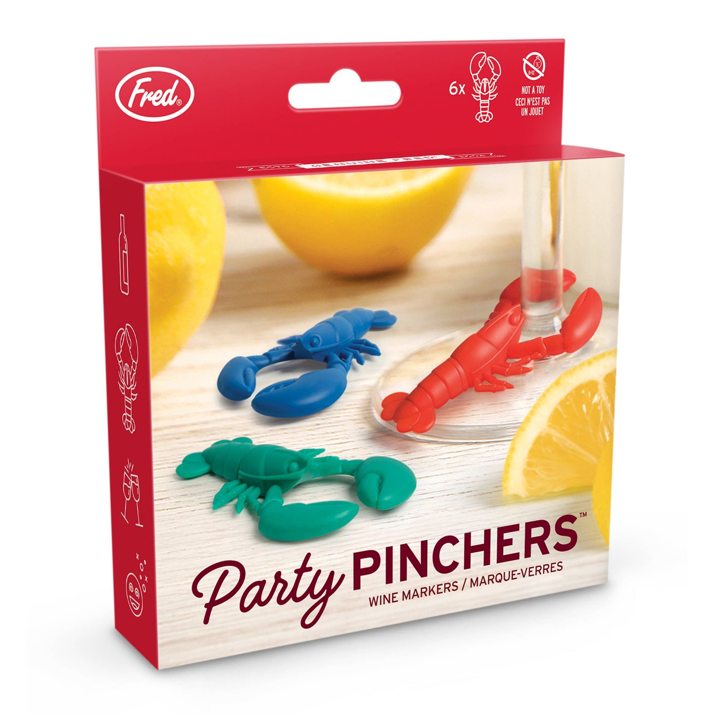 Lobster Drink Markers - Set of 6