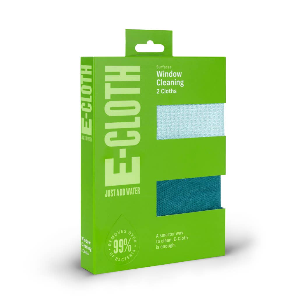 Window Cleaning Cloth Kit: Green