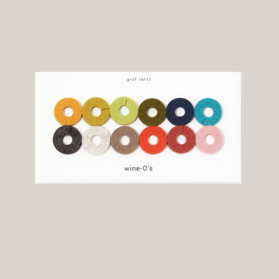 Wine-O's Round Felt Wine Charms