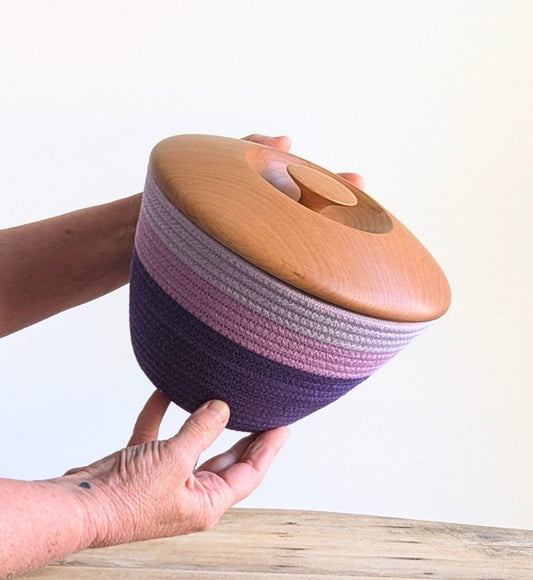 Rondo Deep with Cherry Lid