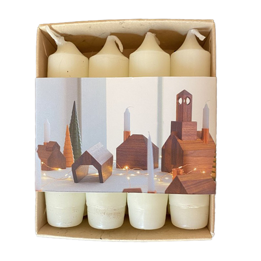 Dripless 4" Taper Candles - Set of 8