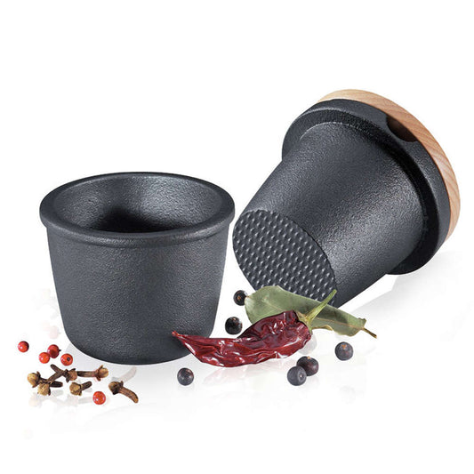 Cast Iron Spice Grinder w/ Storage