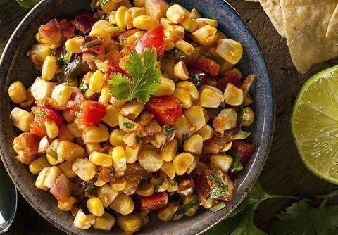 Corn Salad with Smoked Olive Oil ~ The Perfect Side Dish!