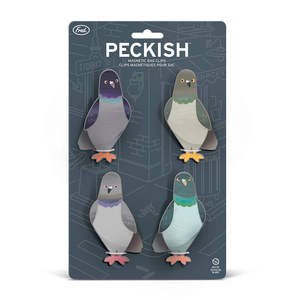 Pigeon Bag Clips - Set of 4