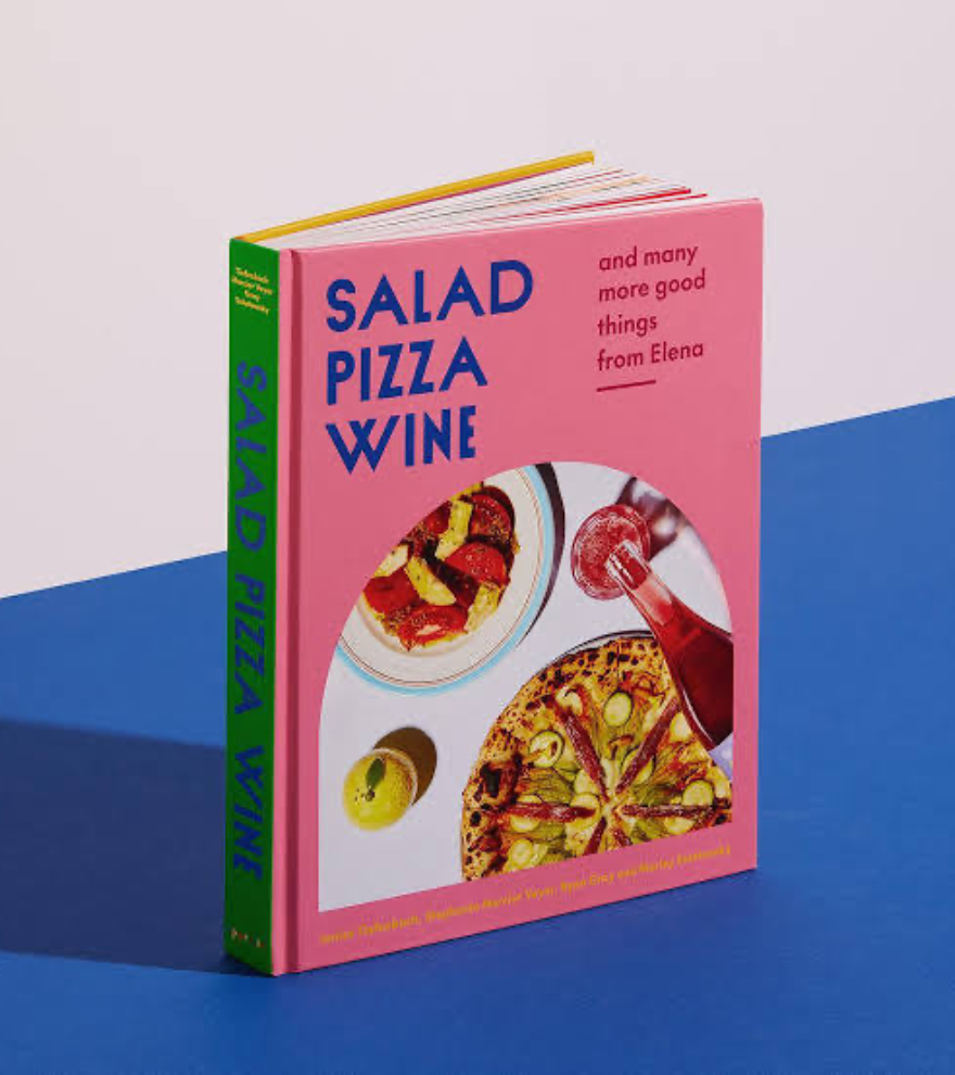 Salad Pizza Wine