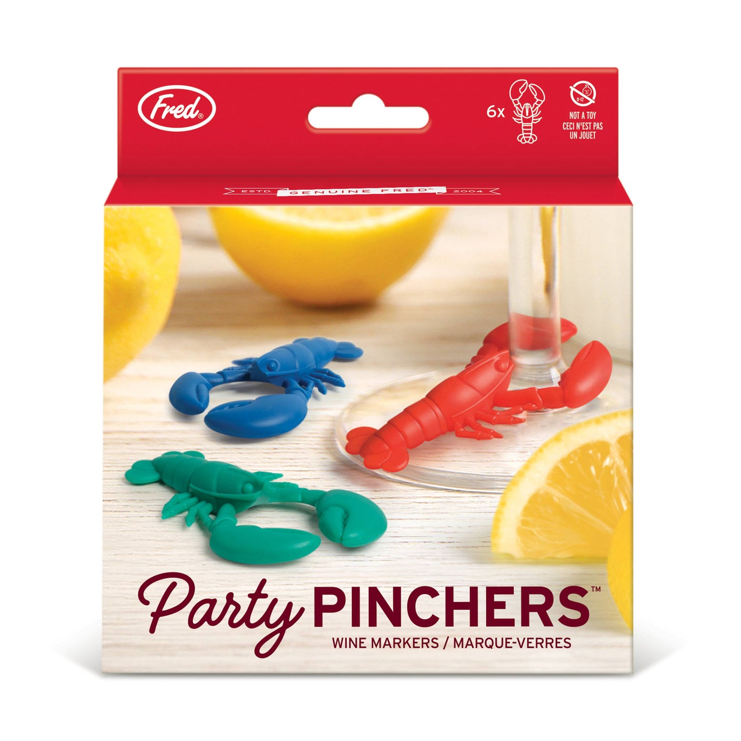 Lobster Drink Markers - Set of 6