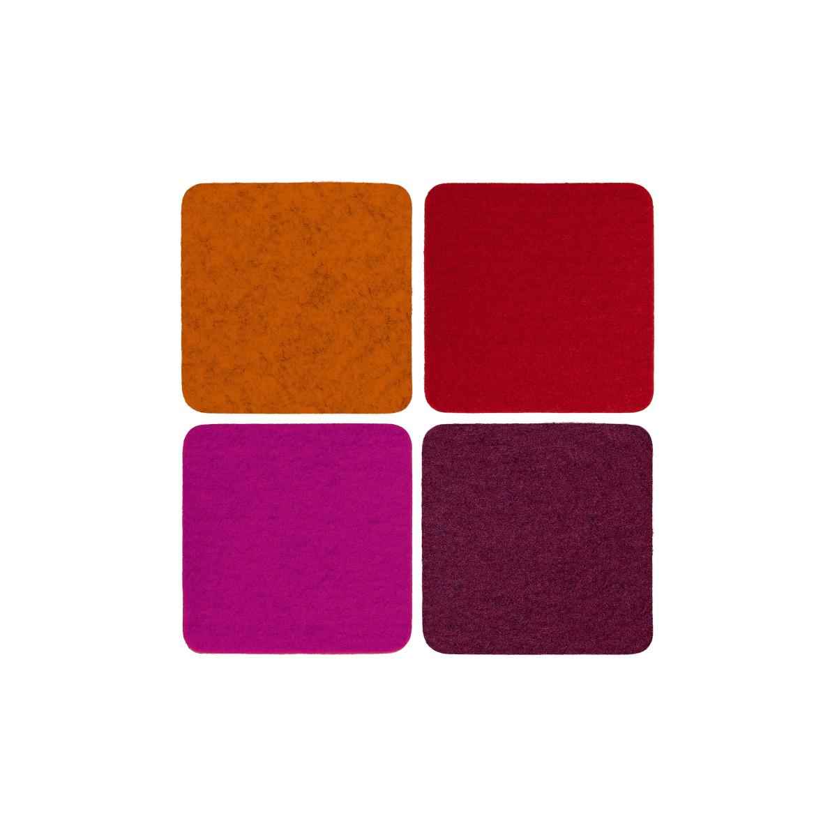 Square Felt Coasters - Sets of 4