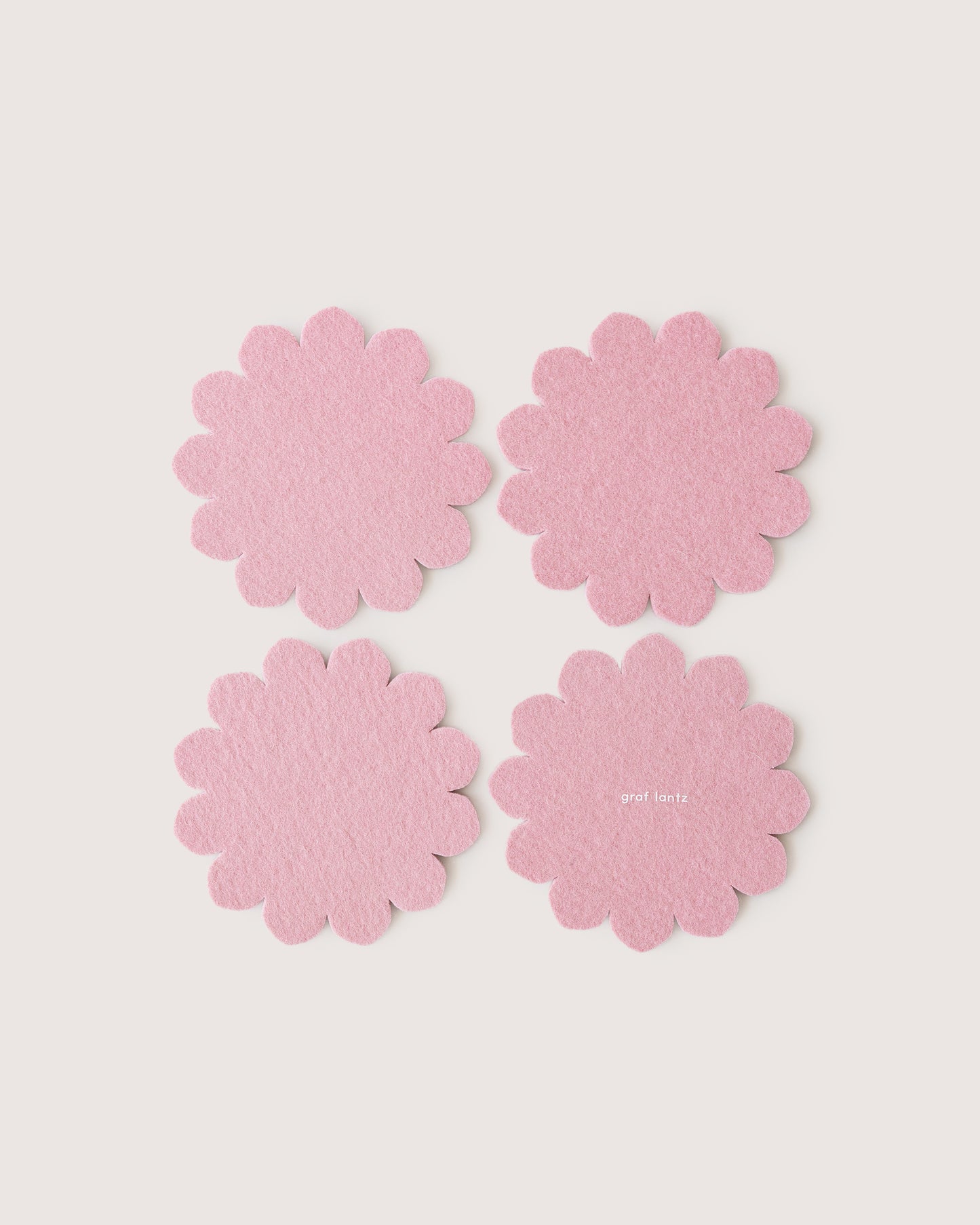 Square Felt Coasters - Sets of 4