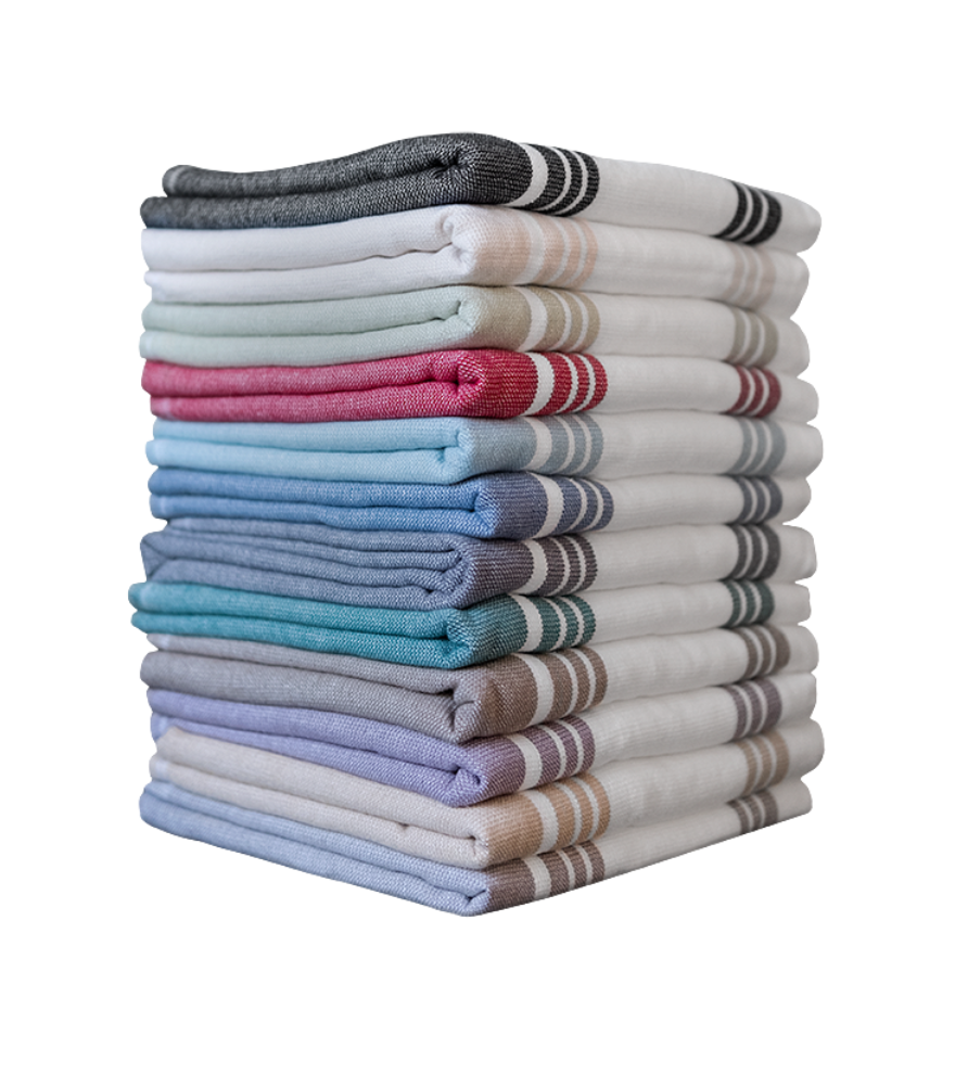 Striped Dual Side Kitchen Towel