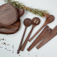 Walnut Wooden Slotted Spoon