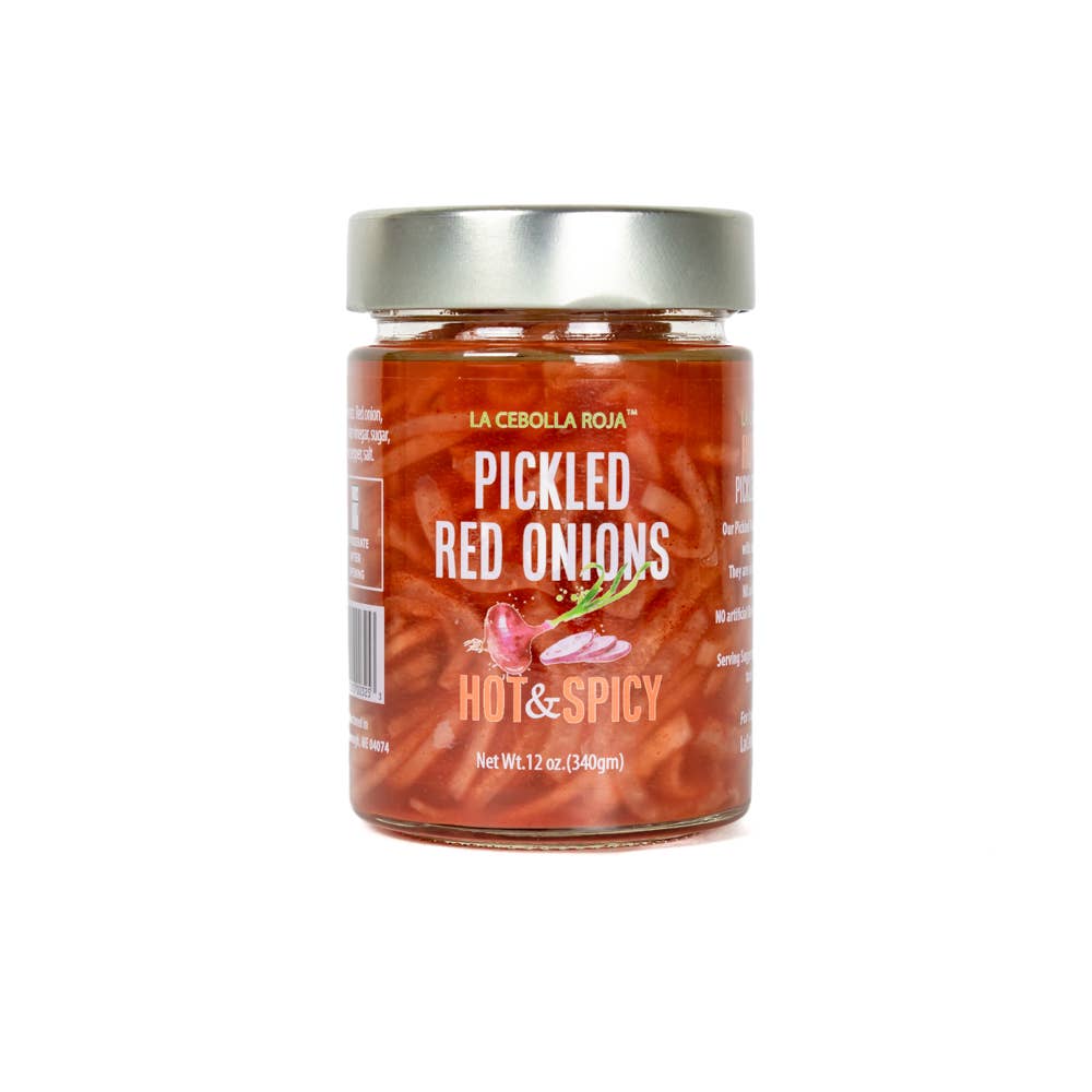 Pickled Red Onions - Hot and Spicy