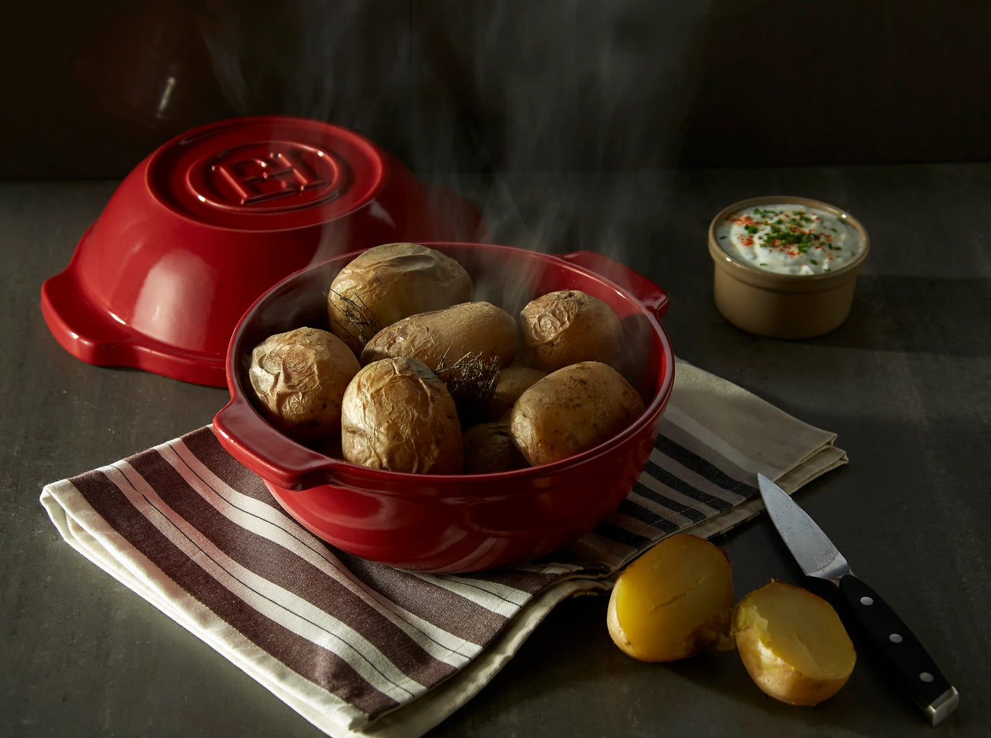 Ceramic Bread & Potato Pot