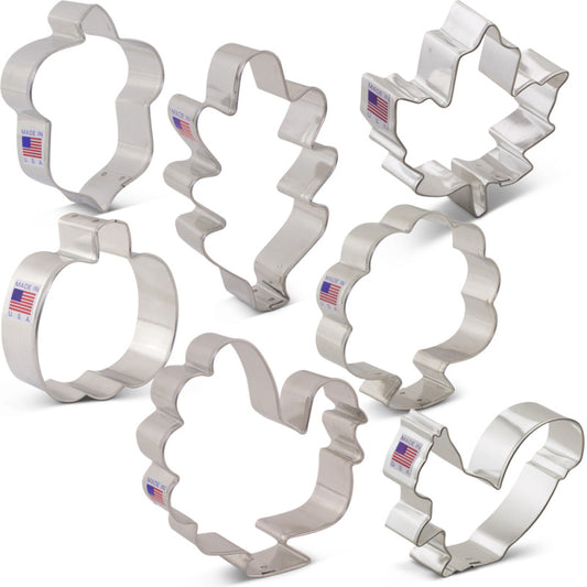 Fall & Thanksgiving Cookie Cutters