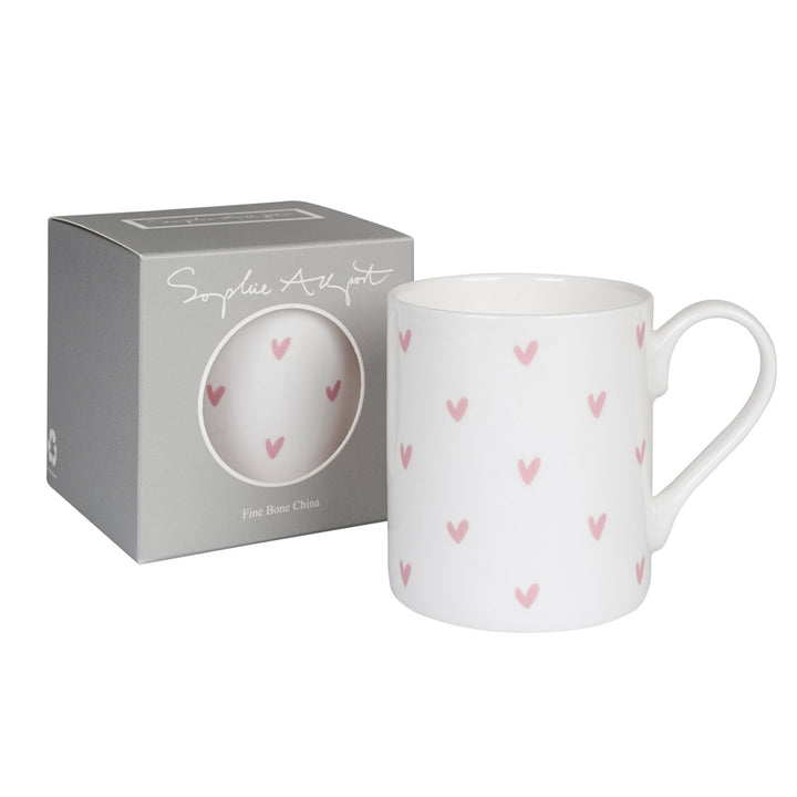 Pink Hearts Mug