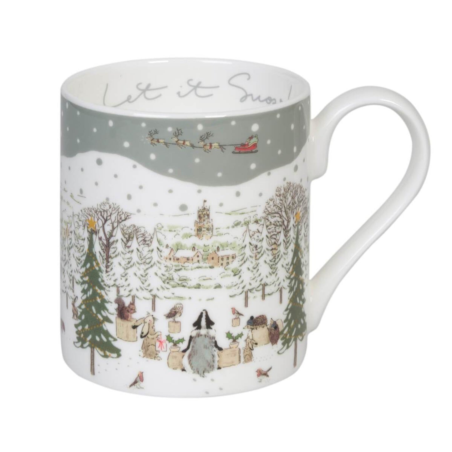Festive Forest "Let It Snow" Mug